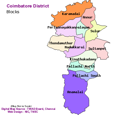 coimbatore city map